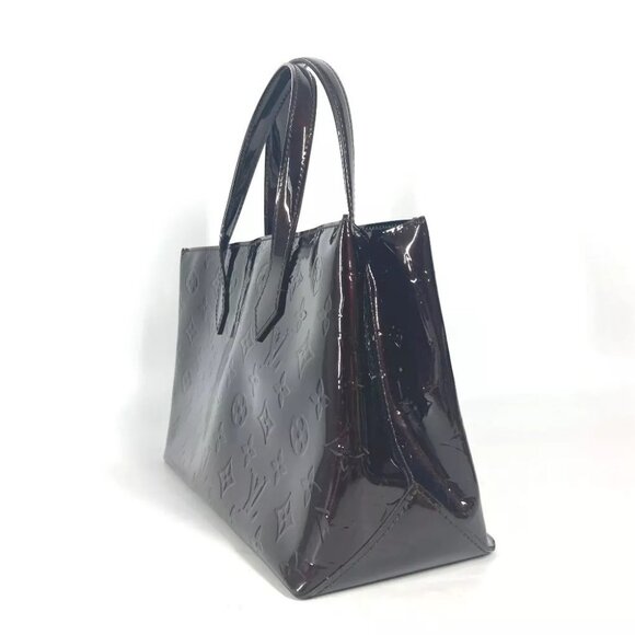 LOUIS VUITTON MonogramVernis Wilshere PM Tote Bag Hand Bag - Picture 4 of 14